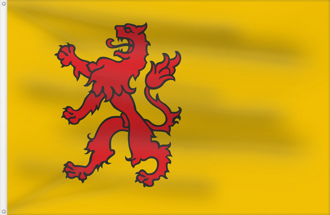 Flagge, mit zwei Metallösen und verstärktem Besatzband: South Holland	Dutch province of South Holland  since 1985