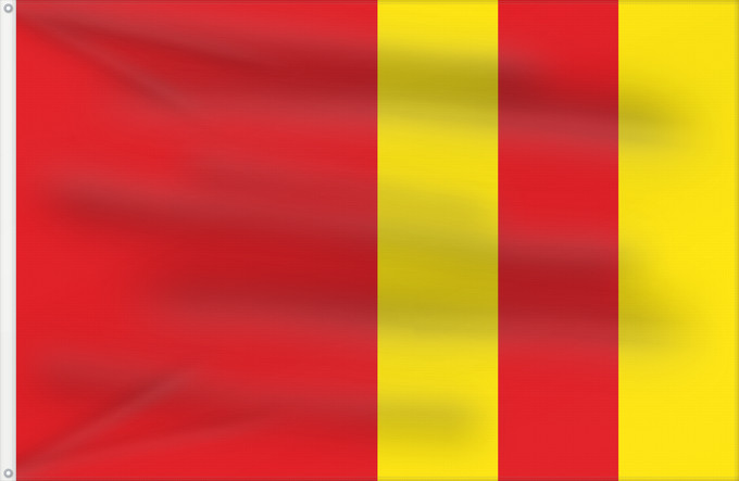 Bandera, con dos ojales metálicos y lado del asta reforzado: Ter Aar Dutch municipality of Ter Aar