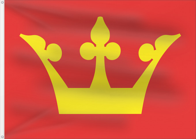 Drapeau, avec deux œillets métalliques et guindant renforcé : Vestfold County of Vestfold, Norway comté de Vestfold