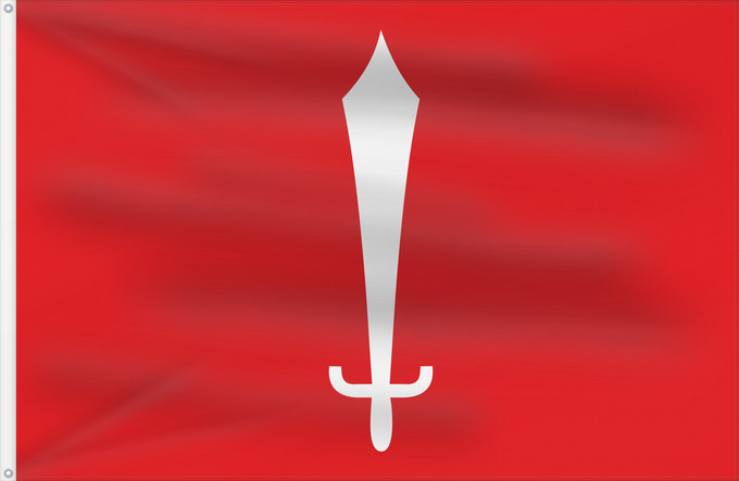 Bandera, con dos ojales metálicos y lado del asta reforzado: Kathmandu, Nepal	Kathmandu	Capital city of en Nepal