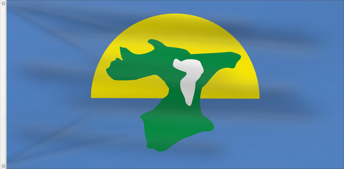 Bandera, con dos ojales metálicos y lado del asta reforzado: Chatham Islands	Îles Chatham	Islas Chatham	Isole Chatham	チャタム諸島の旗