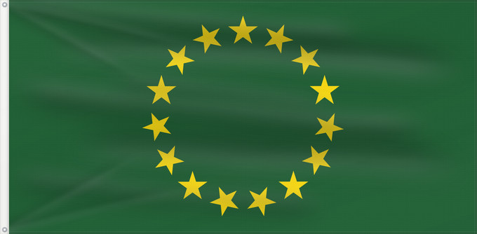 Flag, with two metal eyelets and reinforced hoist: Cook Islands 1973 Cook Islands 1973-1979