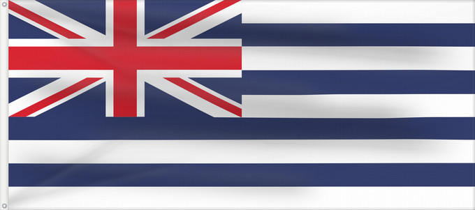 Bandera, con dos ojales metálicos y lado del asta reforzado: Proposed flag of New Zealand 1834	A proposed New Zealand flag