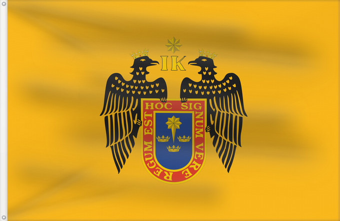 Drapeau, avec deux œillets métalliques et guindant renforcé : Lima	Limac llaqtap unanchanmi