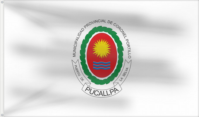 Drapeau, avec deux œillets métalliques et guindant renforcé : Pucallpa	Province of Coronel Portillo in the Ucayali department	Province de Coronel Portillo	Provincia de Coronel Portillo en el departamento de Ucayali	Provinz Coronel Portillo	Provincia di Coronel Portillo