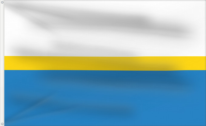 Bandera, con dos ojales metálicos y lado del asta reforzado: POL Częstochowa