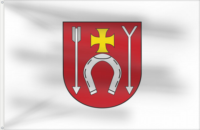 Bandera, con dos ojales metálicos y lado del asta reforzado: POL gmina Czerniewice	English Flag of gmina Czerniewice in Poland	Deutsch Flagge von gmina Czerniewice in Polen	Nederlands Vlag van gmina Czerniewice in Polen	Polski Flaga gminy gmina Czerniewice w Polsce	Sciag gmina Czerniewice, Polszcza	Eština gmina Cze