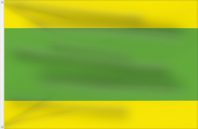 Bandera, con dos ojales metálicos y lado del asta reforzado: POL gmina Kleszczów	Gminy Kleszczów