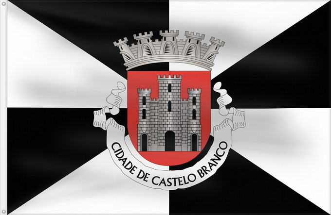 Drapeau, avec deux œillets métalliques et guindant renforcé : Castelo Branco