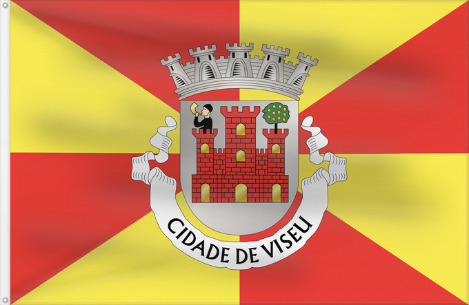Drapeau, avec deux œillets métalliques et guindant renforcé : Viseu