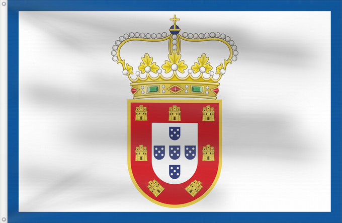 Flagge, mit zwei Metallösen und verstärktem Besatzband: John IV of Portugal  alternative	King John IV of Portugal  1640-1656