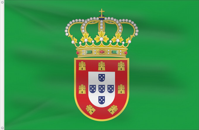 Flagge, mit zwei Metallösen und verstärktem Besatzband: Peter II of Portugal Peter II of Portugal (personal flag 1683-1706) Pierre II du Portugal (pavillon personnel 1683-1706) Pedro II de Portugal (bandera personal 1683-1706) Peter II von Portugal (persönliche Flagge 1683-1706) Pietro II del Portogallo (bandi