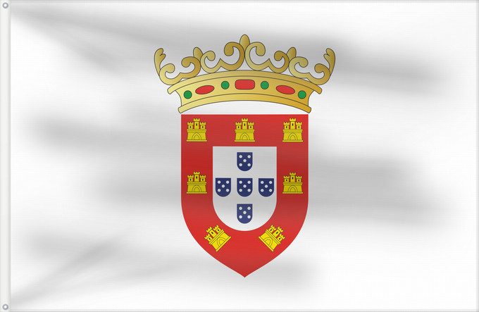Flagge, mit zwei Metallösen und verstärktem Besatzband: Portugal  1495  alternative	Portugal (1495-1521) (alternative)	Portugal (1495-1521) (alternatif)	Portugal (1495-1521) (alternativo)	Portugal (1495-1521) (alternativ)	Portogallo (1495-1521) (alternativo)	Portugal  1495-1521  - alternative design