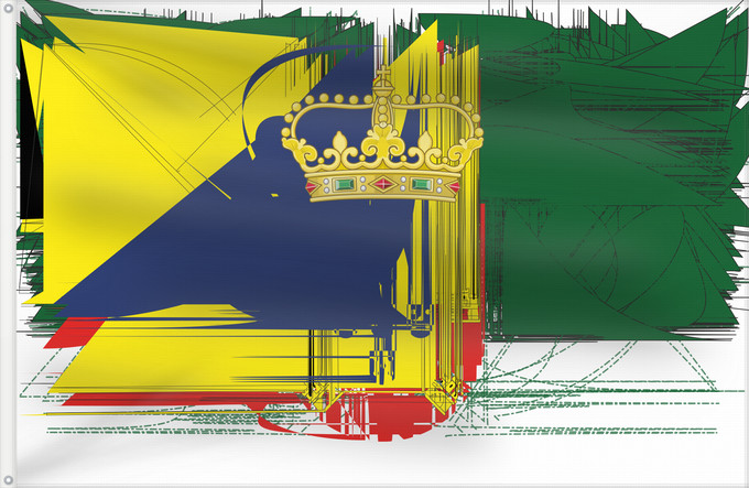 Flagge, mit zwei Metallösen und verstärktem Besatzband: Portugal  1616	Portugal (1616)	Portogallo (1616)	No acervo da Biblioteca Nacional de Portugal tem a obra Bandeiras navaes portuguezas desde o XV seculo até á actualidade  1896  e lá tem as seguintes informações  Em 1616 foi odoptada