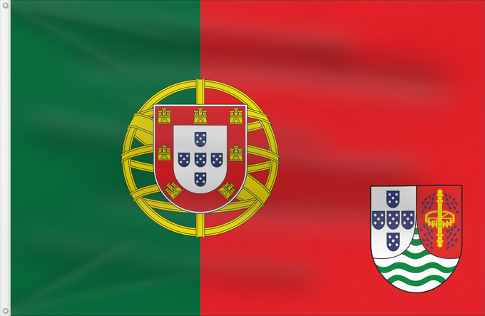 Flagge, mit zwei Metallösen und verstärktem Besatzband: Portuguese Sao Tome and Principe  proposal	INCORRECT image of Proposed flag of Portuguese São Tomé and Príncipe