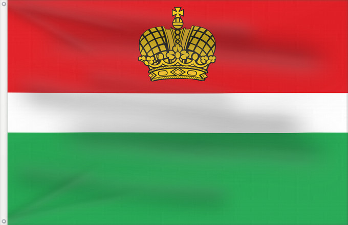 Drapeau, avec deux œillets métalliques et guindant renforcé : Kaluga Oblast	Oblast de Kalouga	Óblast de Kaluga	Oblast Kaluga