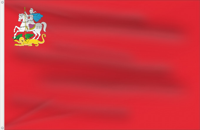 Drapeau, avec deux œillets métalliques et guindant renforcé : Moscow oblast	Moscow Oblast	Oblast de Moscou	Óblast de Moscú	Oblast Moskau	Oblast 'di Mosca	Москъвьскꙑѩ области ꙁнамѧ	Мускав облаҫĕн ялавӗ	Москов ёнксонть коцтось	Флаг Московской области	Москва уобалаһын былааҕа	Москова төгәлң туг