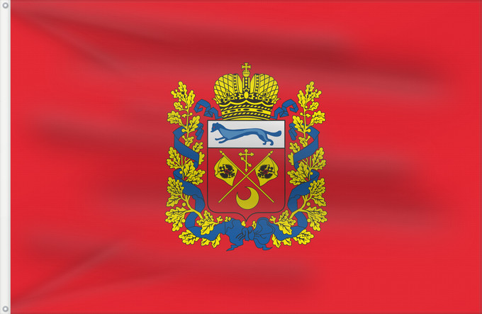 Drapeau, avec deux œillets métalliques et guindant renforcé : Orenburg Oblast	Orenburg Oblast 	Oblast d'Orenbourg	Óblast de Oremburgo	Oblast Orenburg