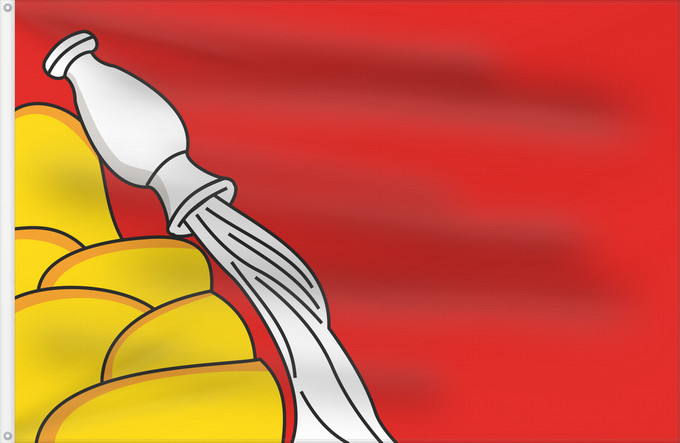 Flag, with two metal eyelets and reinforced hoist: Voronezh Oblast	Voronezh Oblast of Russia	Oblast de Voronej	Óblast de Vorónezh	Oblast Woronesch	Флаг Воронежской области  Россия	Прапор Воронезької області  Росія