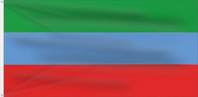 Drapeau, avec deux œillets métalliques et guindant renforcé : Dagestan 1994-2003 Dagestan (1994-2003) Daghestan (1994-2003) Daguestán (1994-2003) Флаг Республики Дагестан 1994-2003 гг