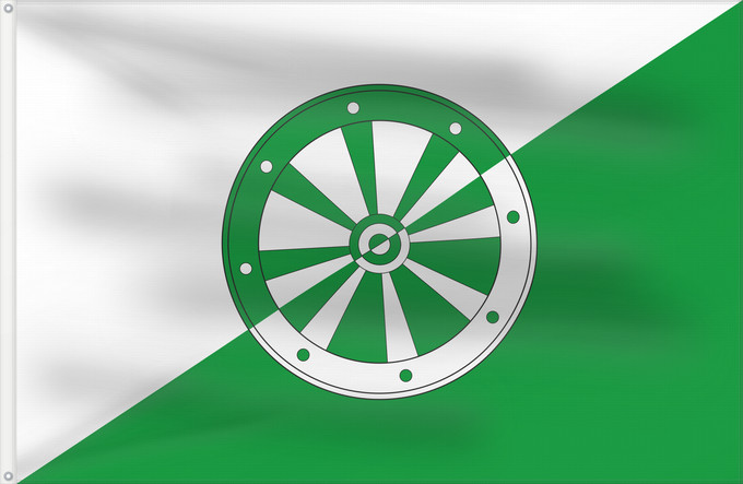 Drapeau, avec deux œillets métalliques et guindant renforcé : Karasuk  Novosibirsk oblast	Karasuk, Novosibirsk Region, Russia	Karasuk	Флаг Карасука