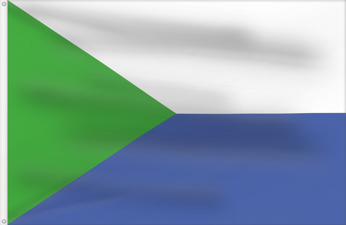 Drapeau, avec deux œillets métalliques et guindant renforcé : Khabarovsk Krai-2	Khabarovsk Krai