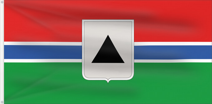 Drapeau, avec deux œillets métalliques et guindant renforcé : Magnitogorsk  Chelyabinsk oblast   1998	Magnitogorsk  1998—2004	Magnitogorsk (1998-2004)	Флаг города Магнитогорск  1998—2004