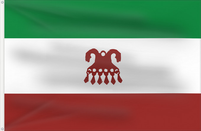 Flag, with two metal eyelets and reinforced hoist: Merjamaa