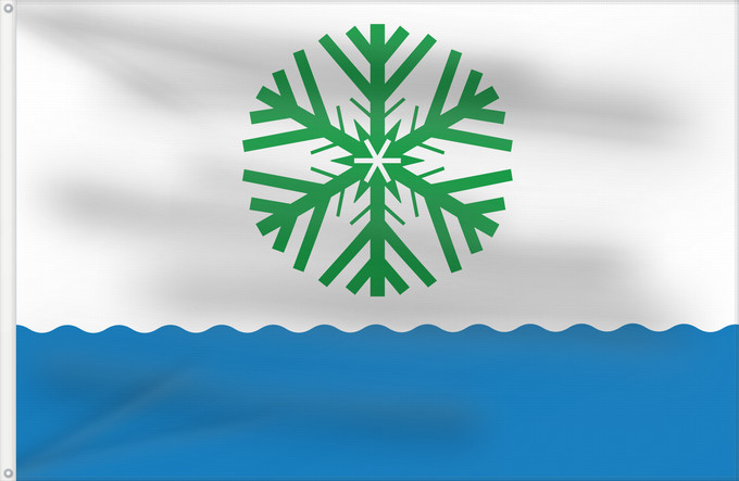 Drapeau, avec deux œillets métalliques et guindant renforcé : Novodvinsk  Arkhangelsk oblast	Novodvinsk (Arkhangelsk Oblast)	Novodvinsk (Oblast d'Arkhangelsk)	Novodvinsk (Óblast de Arcángel)	Nowodwinsk (Oblast Archangelsk)	Novodvinsk (Oblast' di Arcangelo)	Новодвинск  Архангельская область