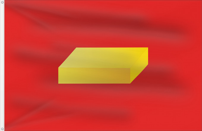Drapeau, avec deux œillets métalliques et guindant renforcé : Shuya  Ivanovo oblast	Shuya, Ivanovo oblast, Russia	Chouïa (Oblast d'Ivanovo)	Shuya (Óblast de Ivánovo)	Schuja (Oblast Iwanowo)	Šuja (Oblast' di Ivanovo)	Флаг города Шуя