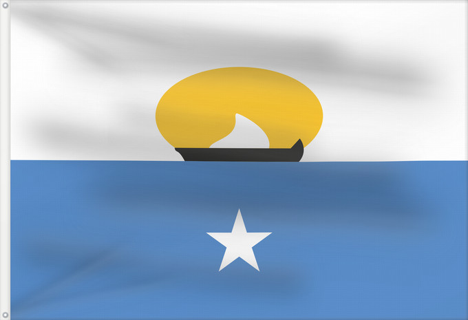Bandera, con dos ojales metálicos y lado del asta reforzado: Maakhir	Maakhir state of Somalia	Maakhir, predecessore della SSC-Khatumo	Maamul Goboleedka Maakhir