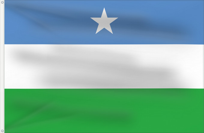 Drapeau, avec deux œillets métalliques et guindant renforcé : Puntland	Puntlandia	علم أرض البنط