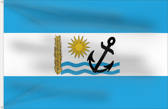Drapeau, avec deux œillets métalliques et guindant renforcé : Rio Negro Department	Río Negro Department	Río Negro
