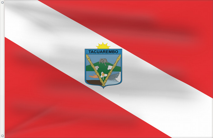 Drapeau, avec deux œillets métalliques et guindant renforcé : Tacuarembó