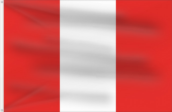 Flag, with two metal eyelets and reinforced hoist: Saint-Tropez