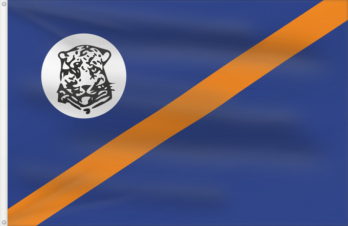 Bandera, con dos ojales metálicos y lado del asta reforzado: Bophuthatswana	Folaga la Bophuthatswana