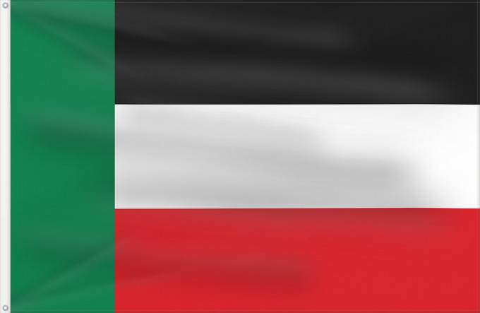 Bandera, con dos ojales metálicos y lado del asta reforzado: Goshen