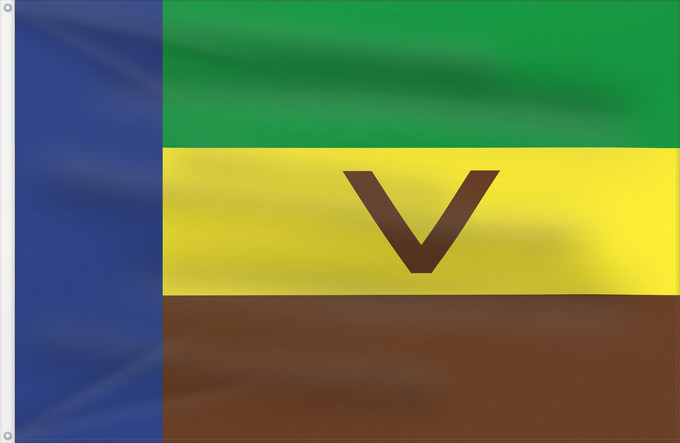 Flag, with two metal eyelets and reinforced hoist: Venda 1973–1994 Venda Venda (1973–1994) Fulaga ya Venḓa
