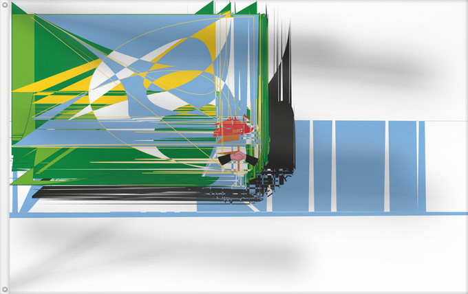 Bandera, con dos ojales metálicos y lado del asta reforzado: Provincia de San Juan	San Juan Province, Argentina	province de San Juan	Provincia de San Juan, Argentina	San Juan (Provinz)	Provincia di San Juan