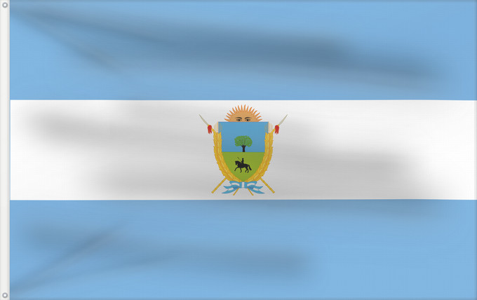 Drapeau, avec deux œillets métalliques et guindant renforcé : Provincia de La Pampa La Pampa Province of Argentina province de La Pampa Provinz La Pampa Provincia di La Pampa
