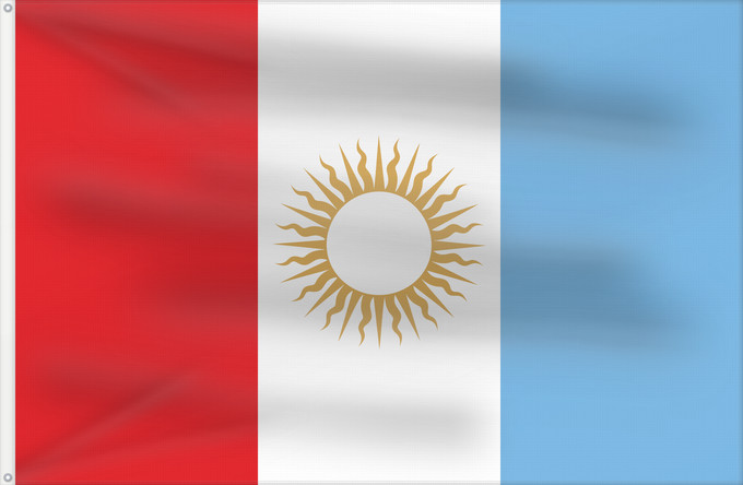 Drapeau, avec deux œillets métalliques et guindant renforcé : Provincia de Córdoba Córdoba Province, Argentina Province de Córdo Provincia de Córdoba, Argentina Córdoba (Provinz)
