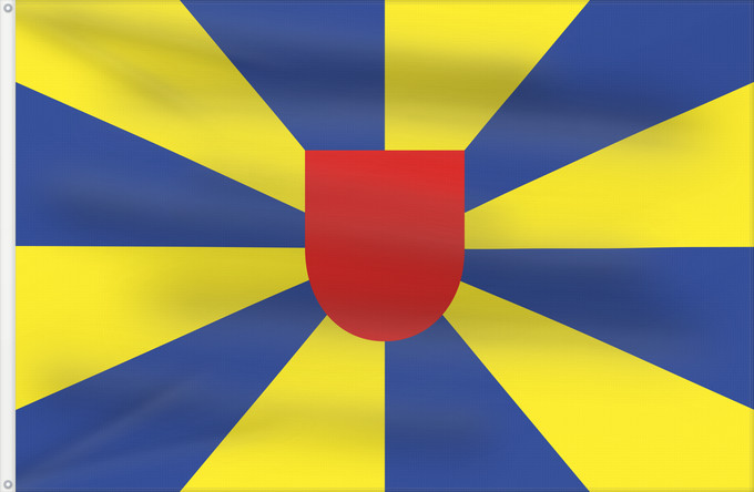 Bandera, con dos ojales metálicos y lado del asta reforzado: West Flanders	Flandre-Occidentale	 Flandes Occidental	Westflandern	Fiandre occidentali
