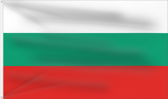 Flag, with two metal eyelets and reinforced hoist: Bulgaria La Bulgarie Bulgarien Bulgara Bulgarije Bulgária Bułgarii Национално знаме на България Bulharská vlajka ꙁна́мѧ Блъгарі́ꙗ Bulgariens Σημαία της Βουλγαρίας Bulgaaria lipp Bulgarian Bulgáire דגל בולגריה Bugarske ბულგარეთის დროშა Bulgaresche Fändel B