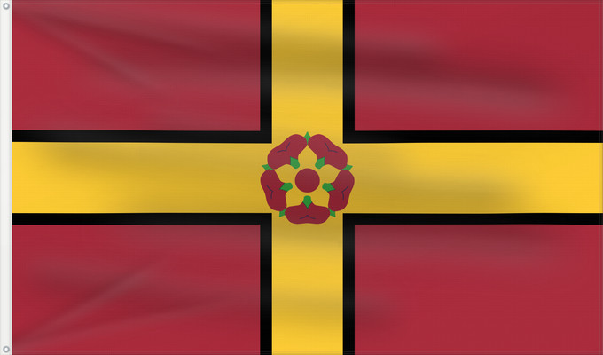 Flag, with two metal eyelets and reinforced hoist: Northamptonshire Historic county of Northamptonshire