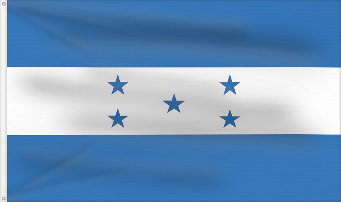 Flag, with two metal eyelets and reinforced hoist: Honduras  2022	Honduras	Hondura	Dell Honduras	Honduro	Hondurasa