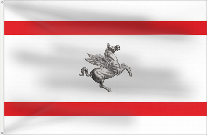Flag, with two metal eyelets and reinforced hoist: Tuscany Italian region Tuscany Toscane Toscana Regione italiana Toscana Kan Tuscany