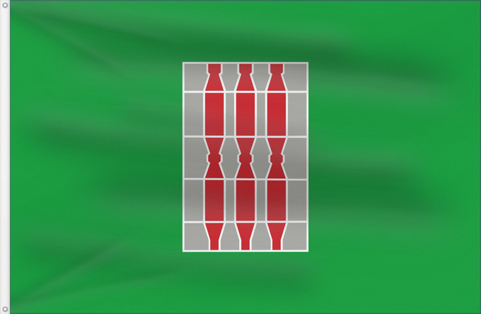 Bandera, con dos ojales metálicos y lado del asta reforzado: Umbria	Italian region Umbria	Région de l'Ombrie	Regione italiana Umbria