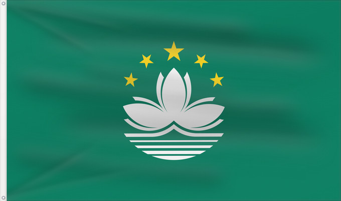 Flag, with two metal eyelets and reinforced hoist: Macau	Macao	Região Administrativa Especial de Macau	​澳門特別行政區區旗 / Ó̤-muòng Dĕk-biék Hèng-céng-kṳ̆ kṳ̆-gì	Macaa	​澳門特別行政區區旗	​澳門特別行政區區旗 / Àu-mûn Thi̍t-phe̍t Hàng-tsṳn-khî khî-khì	マカオの旗	Aumın	마카오의 旗 / 마카오의 기	​澳門特別行政區之區旗	Флаг Макао	Makao	ئاۋمېن بايرىقى	Прапор А