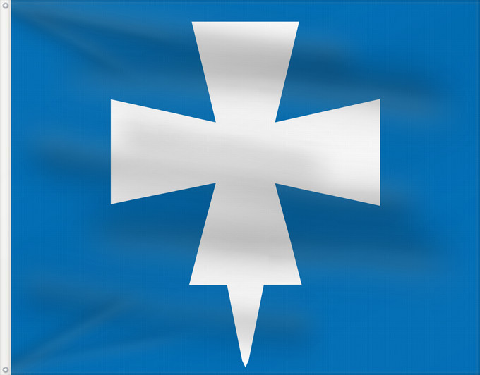 Flag, with two metal eyelets and reinforced hoist: Rogaland County of Rogaland, Norway comté de Rogaland