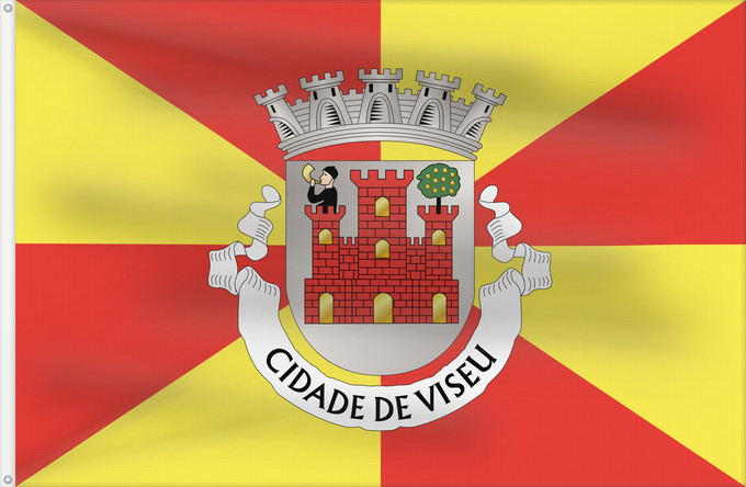 Drapeau, avec deux œillets métalliques et guindant renforcé : Viseu